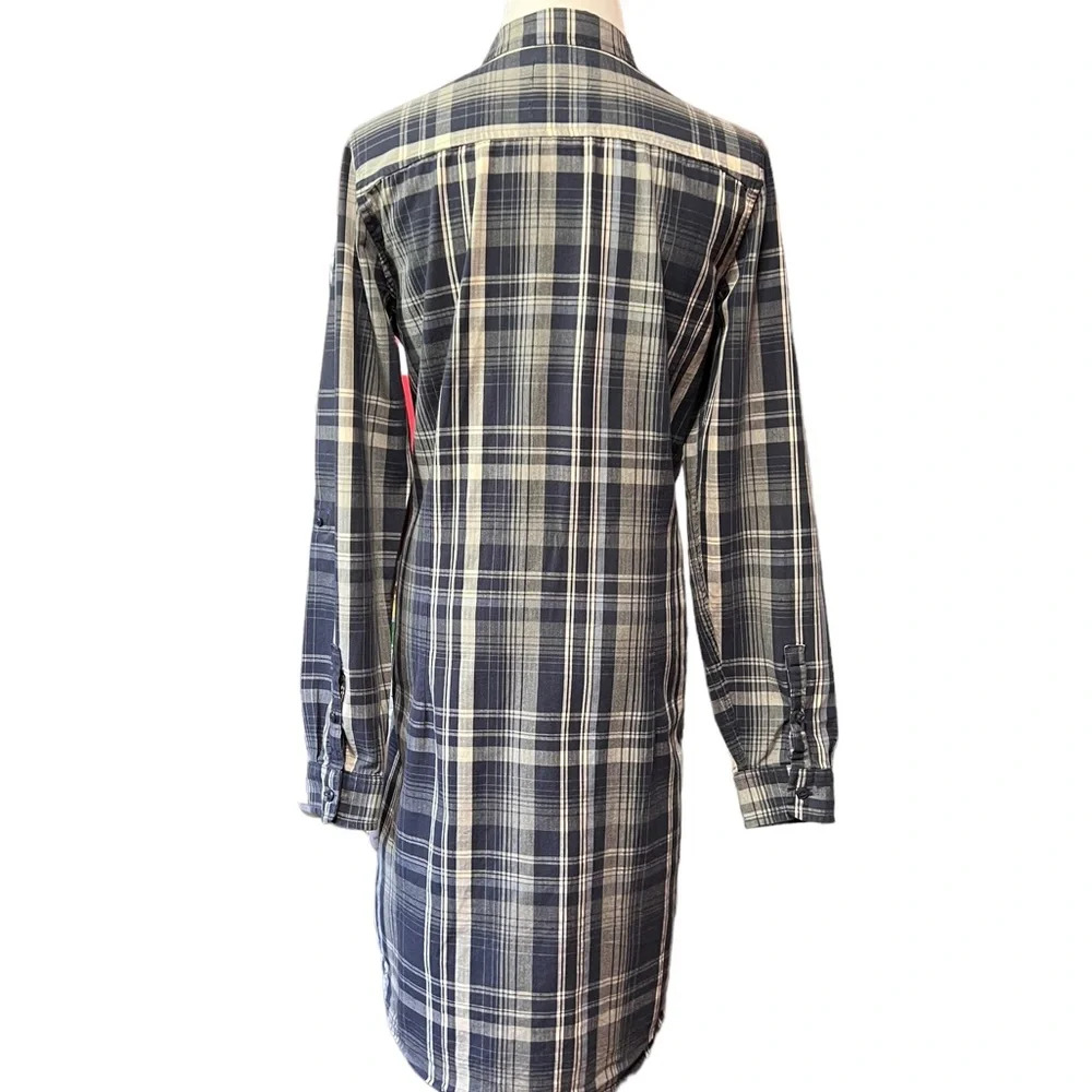 The North Face Cambridge Navy Plaid Shirtdress - Picture 8 of 14